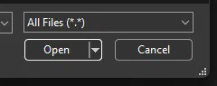 or you may not see the .key file